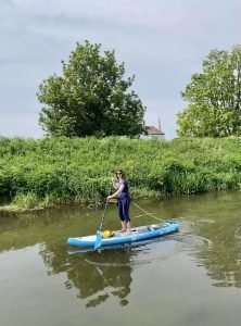 Paddleboarding in Somerset
