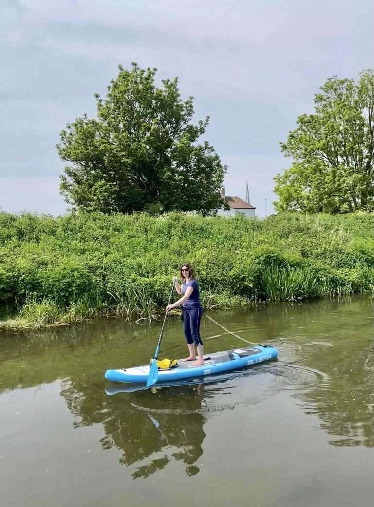 Paddleboarding in Somerset