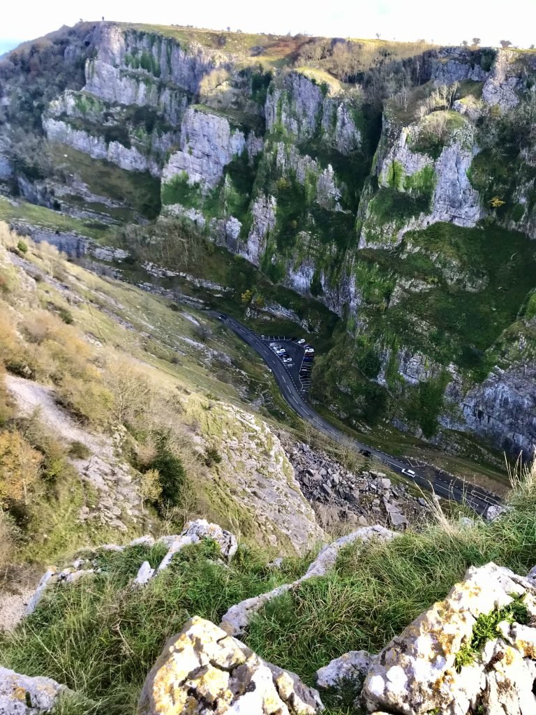 View from top of Cheddar Gorge