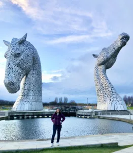 The Kelpies at the Helix Ecopark