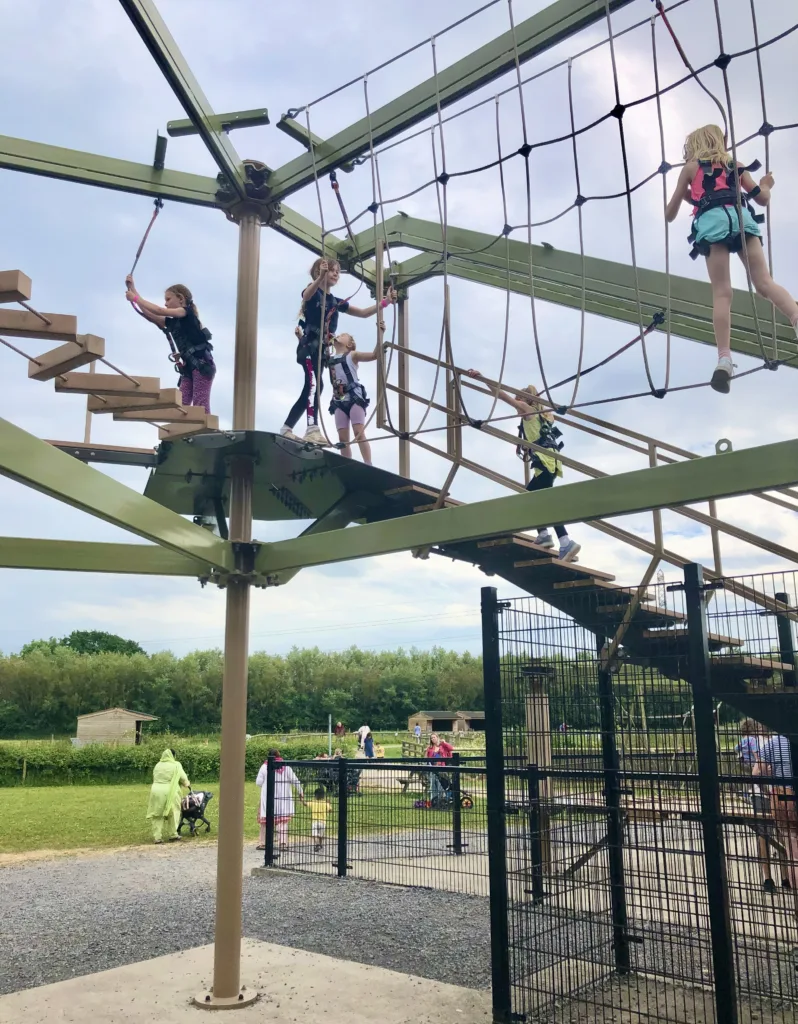 High ropes at Puxton Park