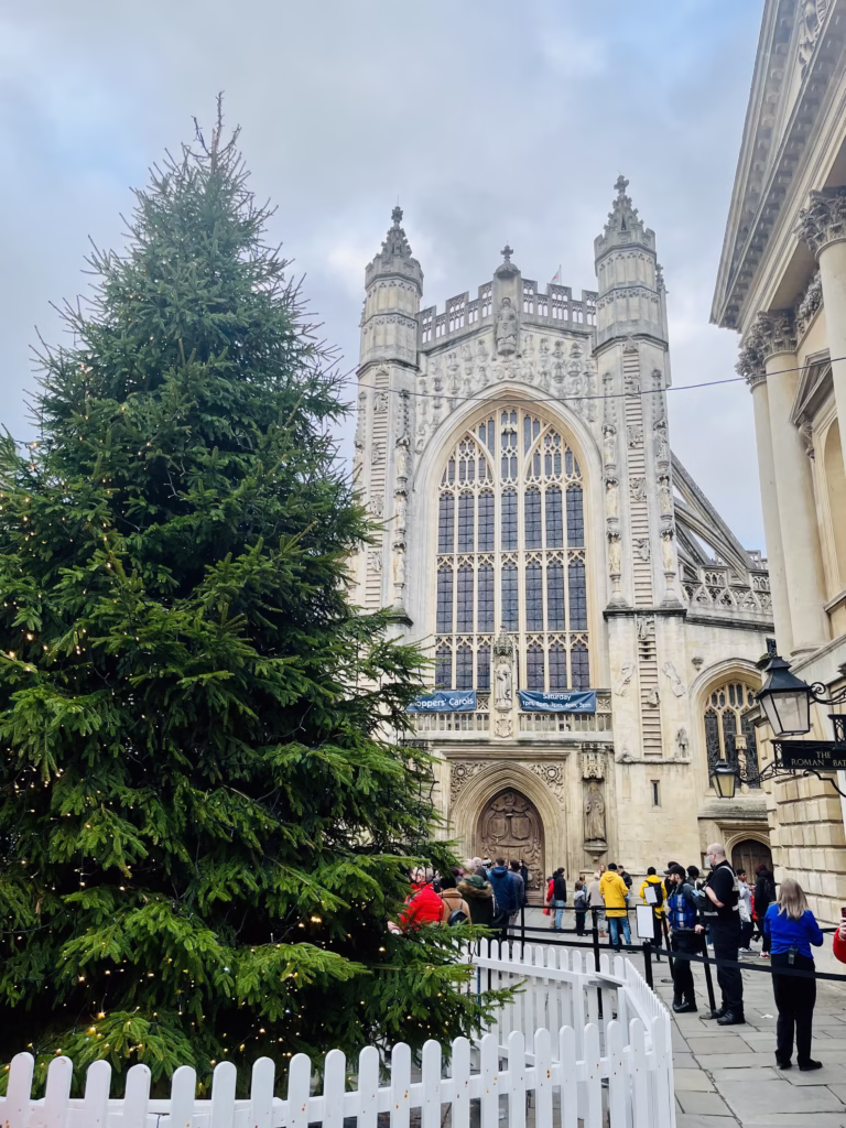Bath Abbey at Christmas