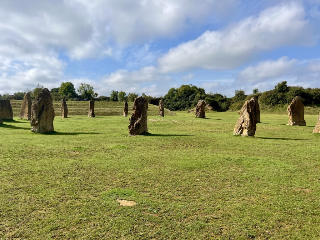 Standing Stone Circle at Ham Hill, South Somerset