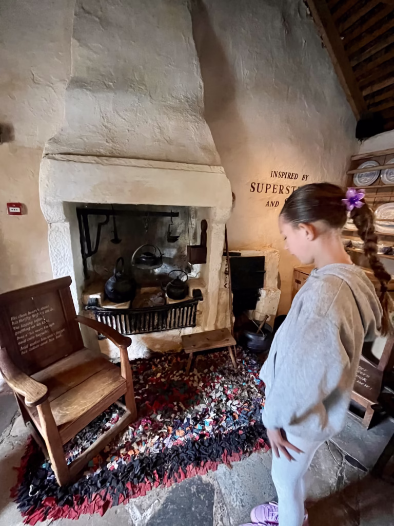 Inside Robert Burn's Cottage, Ayr