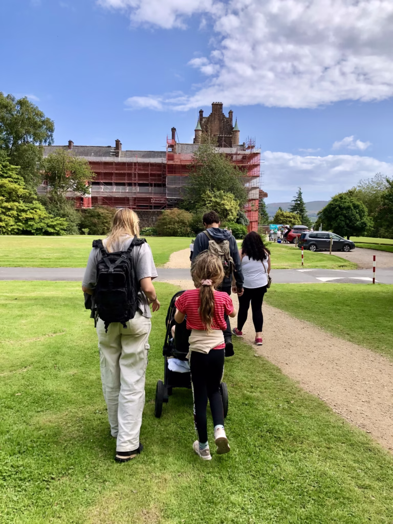 Walking around Brodick Castle Estate, Aaran, Ayrshire