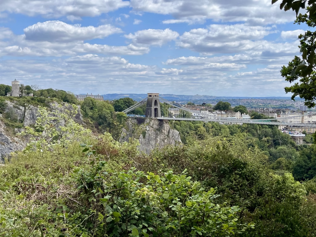 View of Clifton Suspension Bridge from Leigh Woods