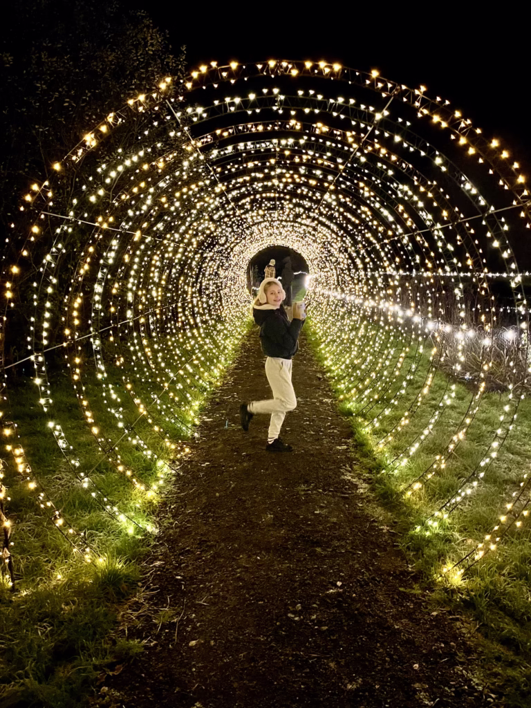Enchantment Light Trail at Langford lakes, Somerset