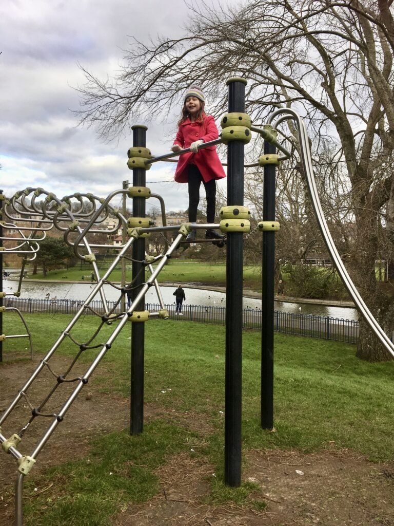 Playground at Portishead Lakegrounds, Somerset