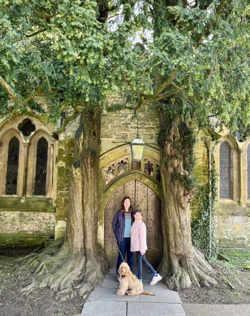 Door at St Edwards Church, Stow on the Wold - Kids activities Cotswolds