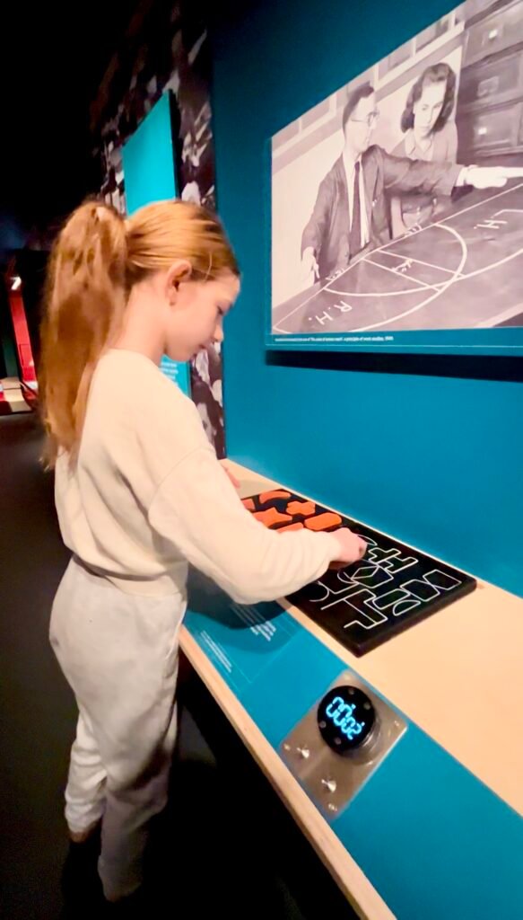 Interactive elements to the Shoemakers Museum in Somerset