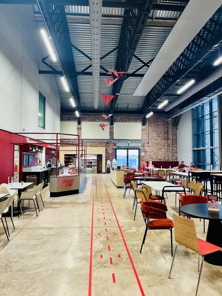 Café at Aerospace Museum, Bristol