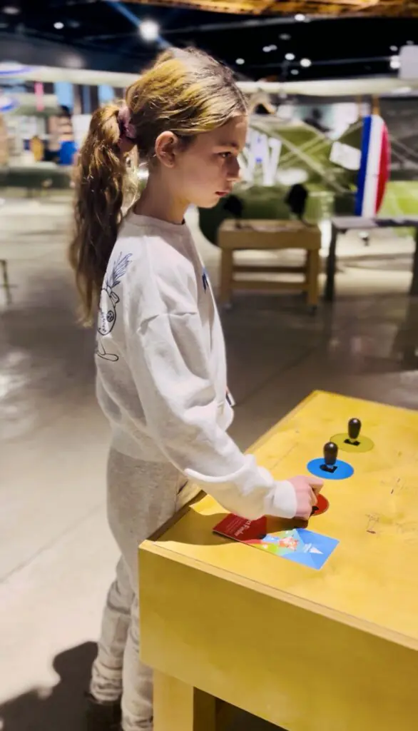 Interactive exhibits at Aerospace Museum Bristol