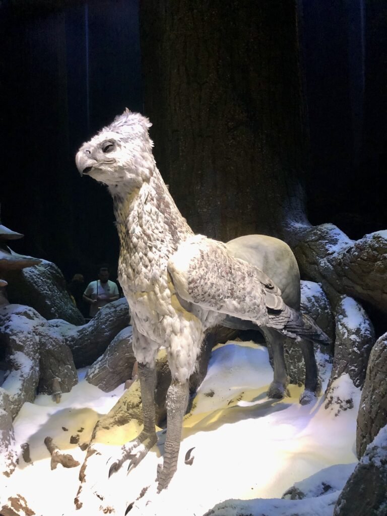 Buckbeak the Hippogriff in the Forbidden Forest at the Harry Potter Studio Tour London
