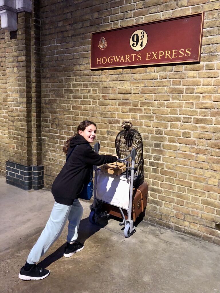Platform 9 3/4 at Harry Potter Studios, Watford