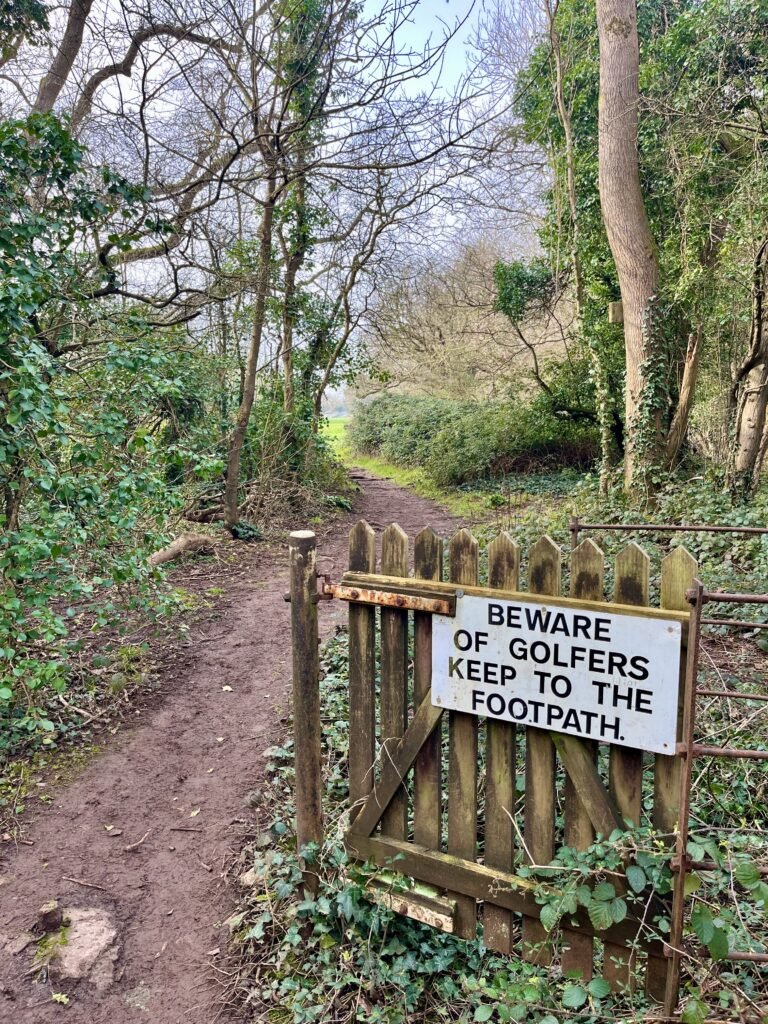 Entrance to Clevedon Golf Course