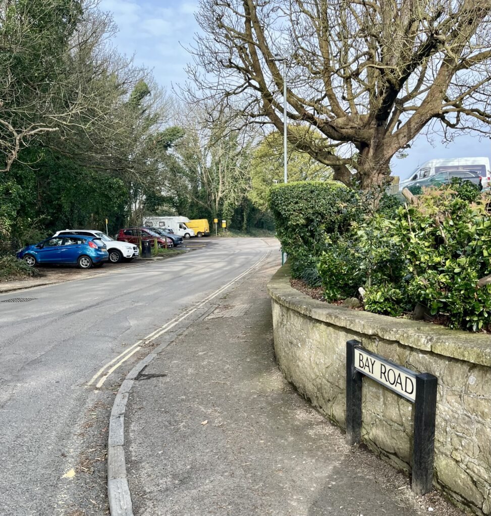 Bay Road, Clevedon. Parking in the layby