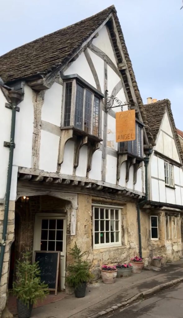 Sign of the Angel Pub (Babberton Arms), in Lacock