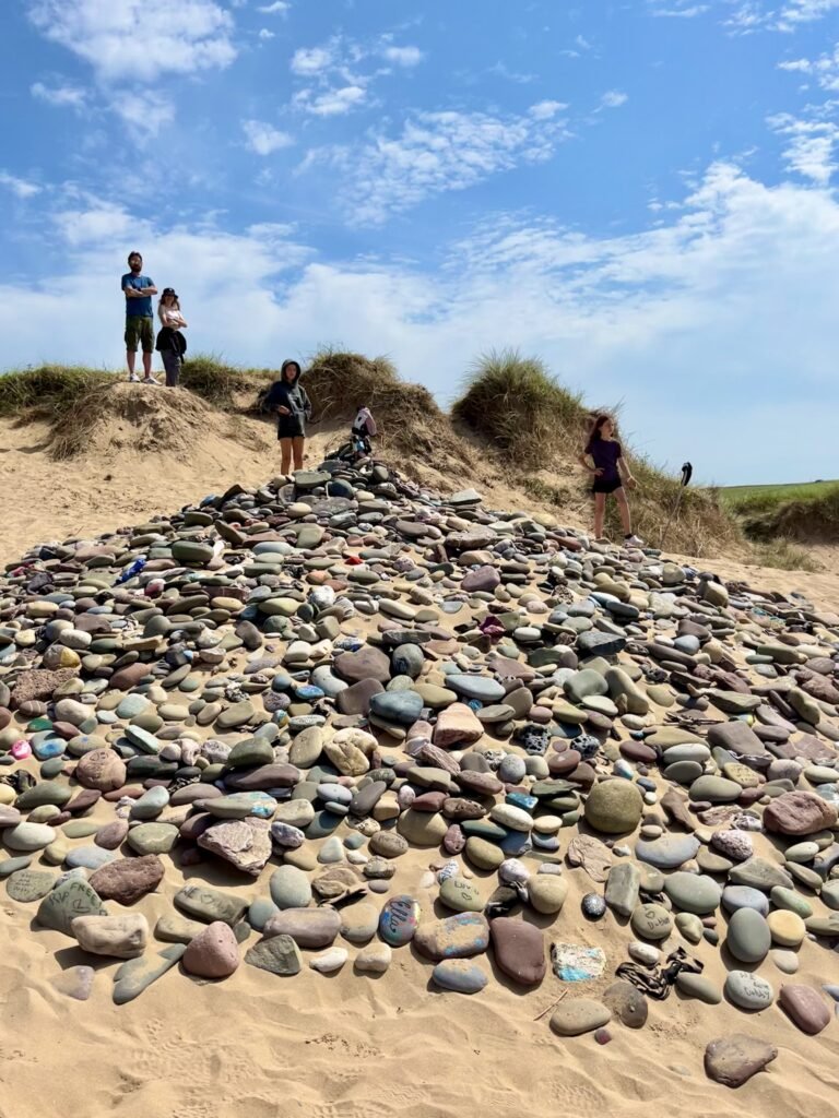 Freshwater West Beach - Dobby's grave