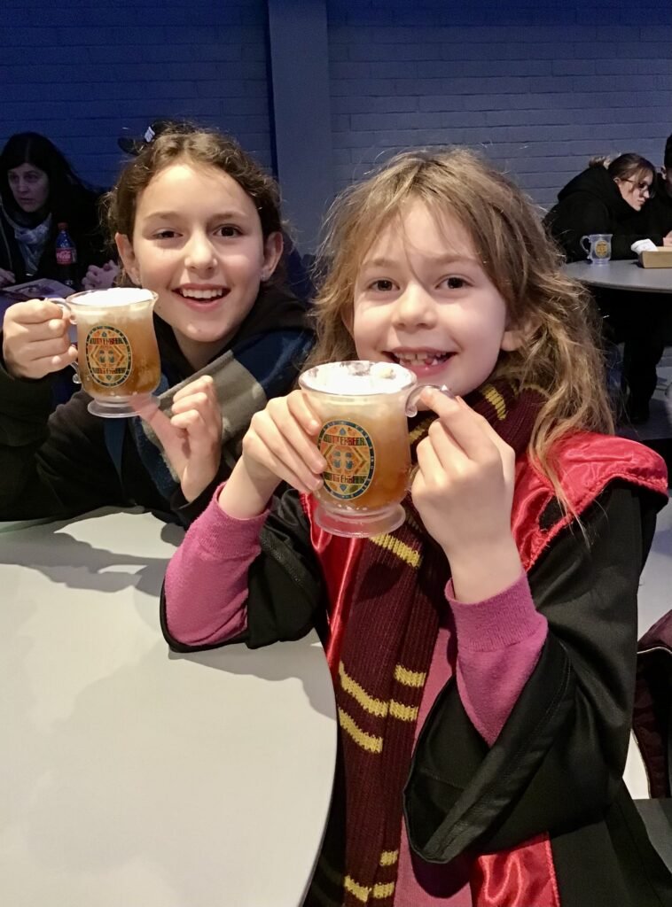 Butter beer at Harry Potter Studio Tour London