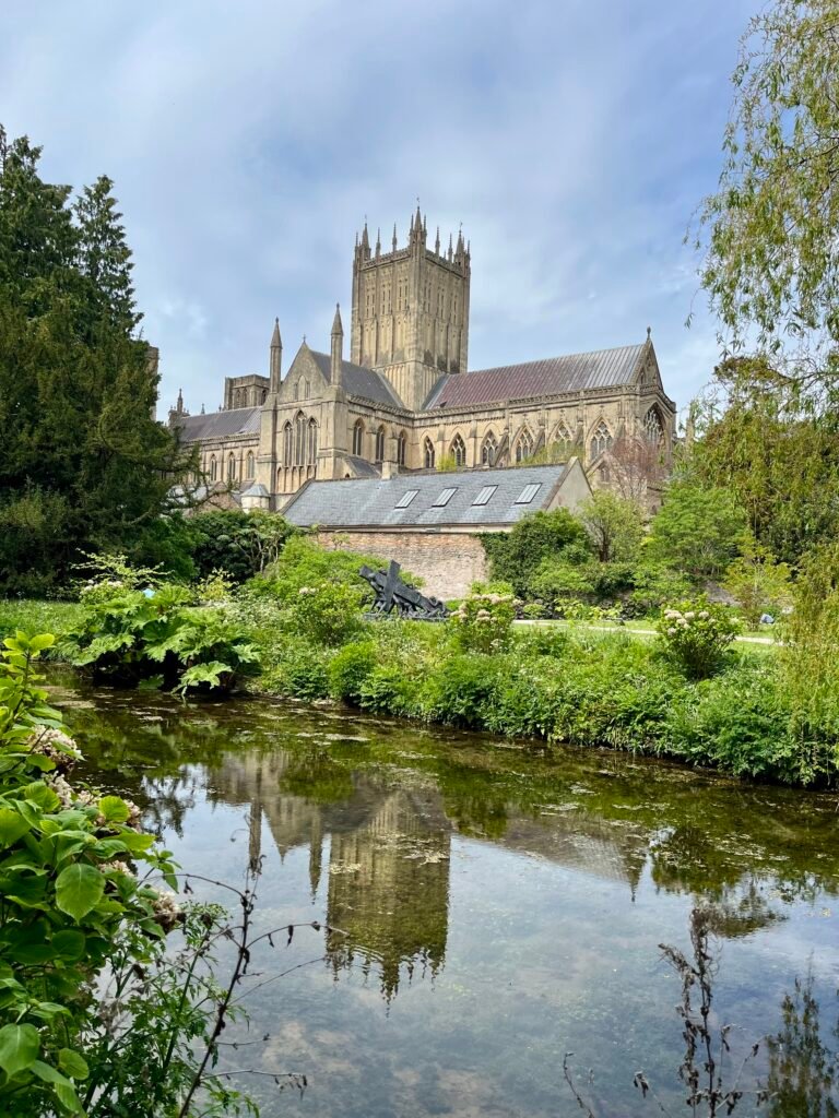 Spring and Pool at The Bishop's Palace, Wells