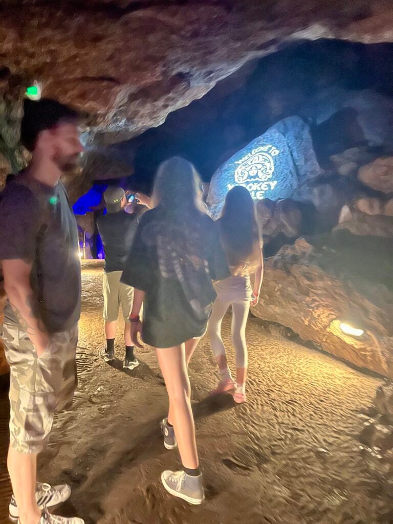 Inside Wookey Hole caves