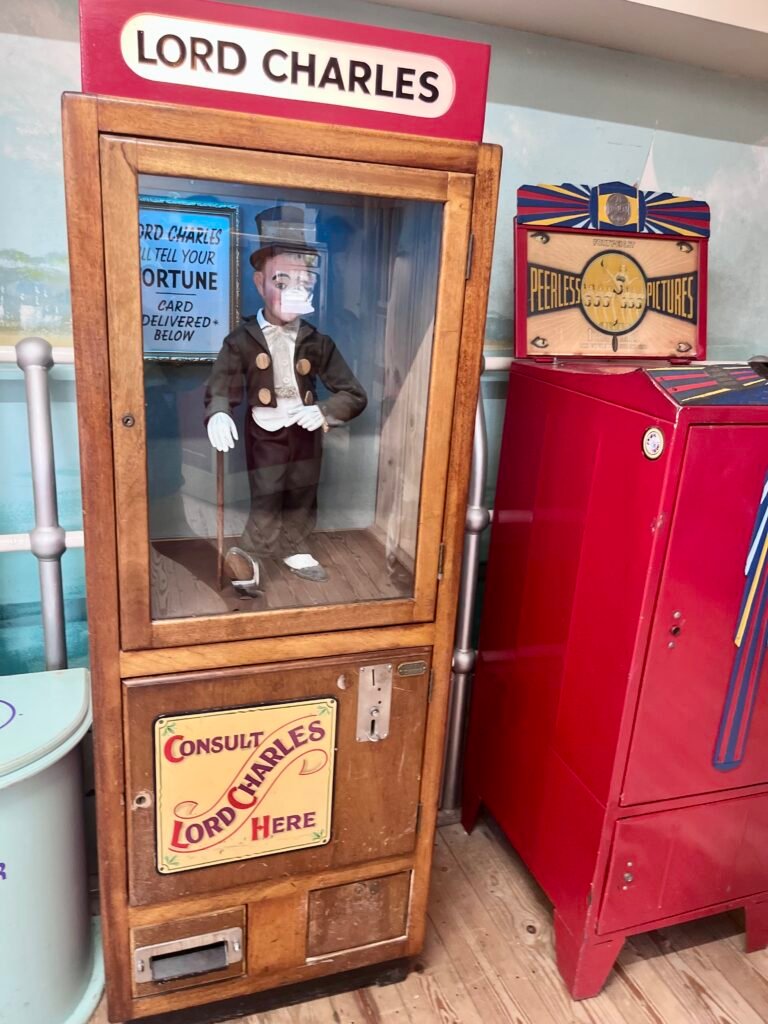 Vintage arcade games at Wookey Hole