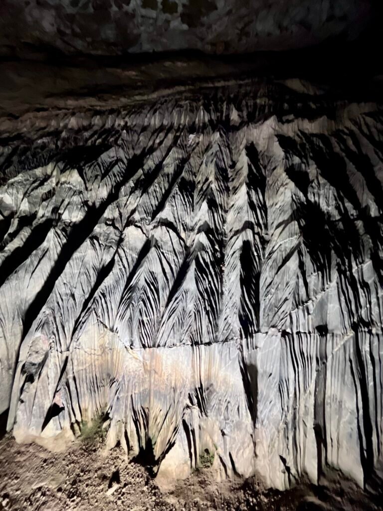 Rock formations at Wookey Hole caves